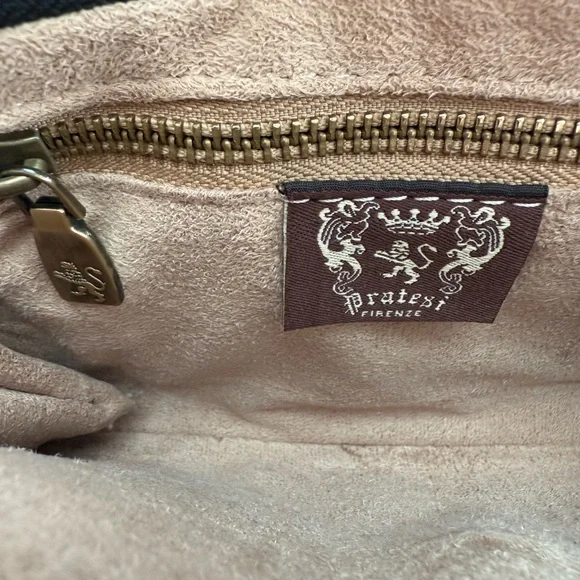 Pratesi Black Leather Crossbody Bag - Picture 6 of 11